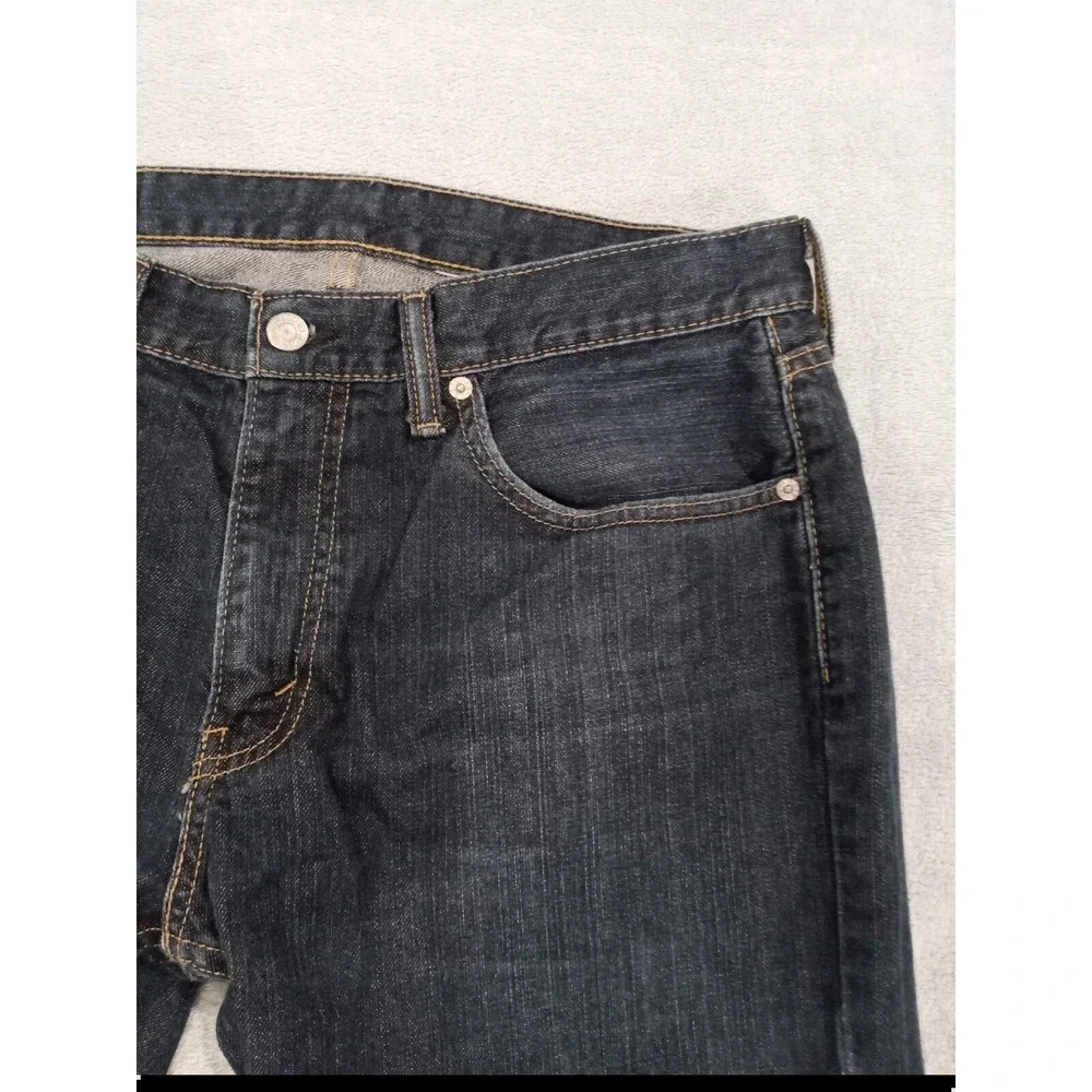 Mens Levi's 559 Dark Wash Denim Blue Jeans Red Tab 34x30